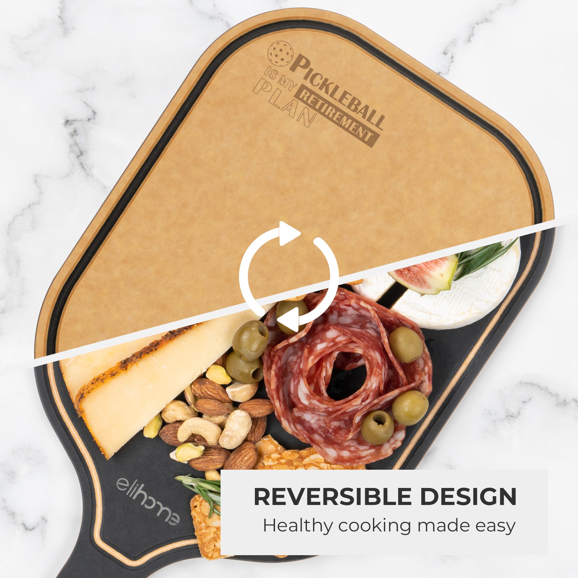 Pickleball Charcuterie Cutting Board -