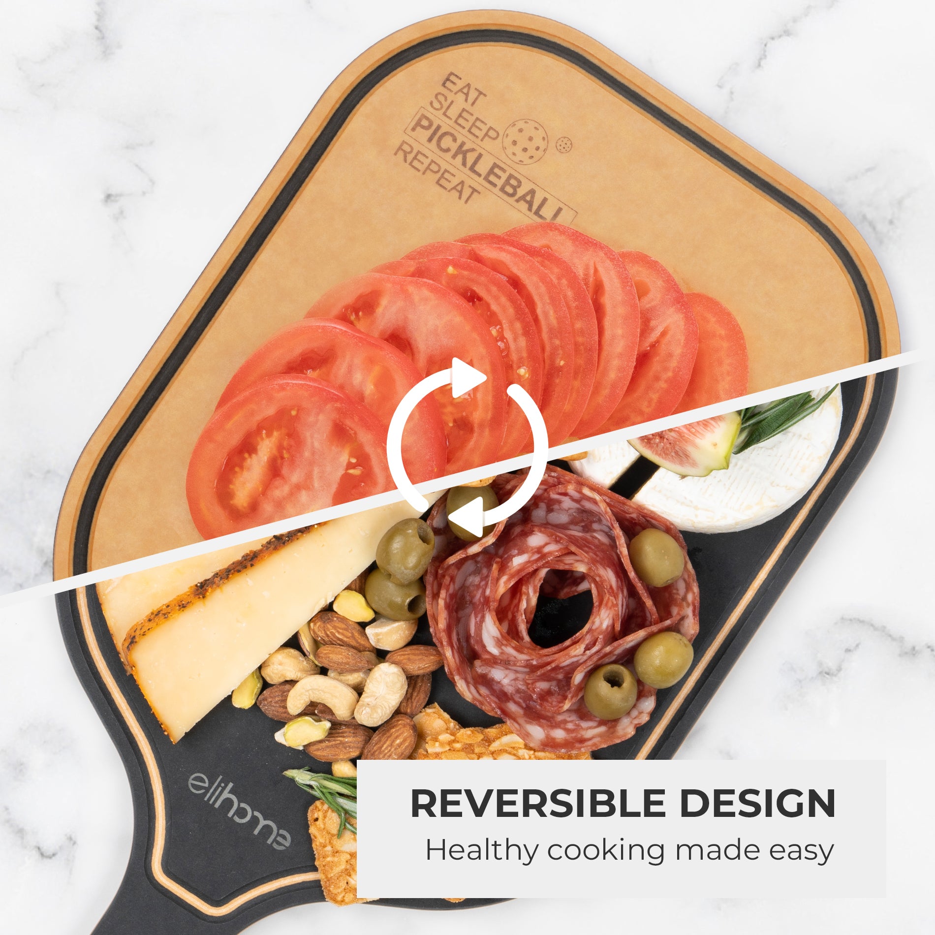 Pickleball Charcuterie Cutting Board -