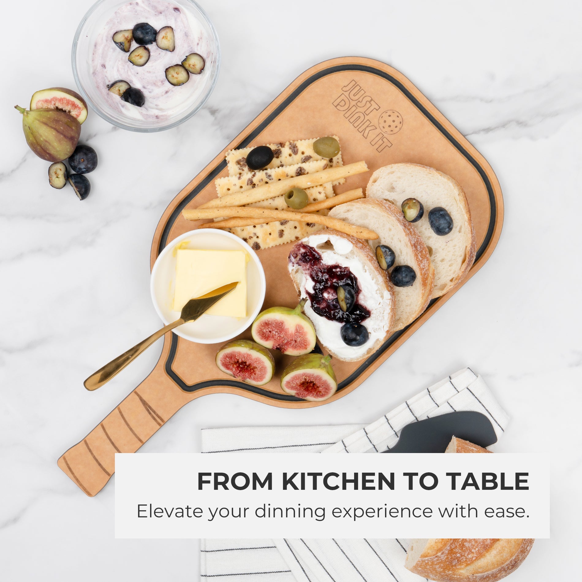 Pickleball Charcuterie Cutting Board -