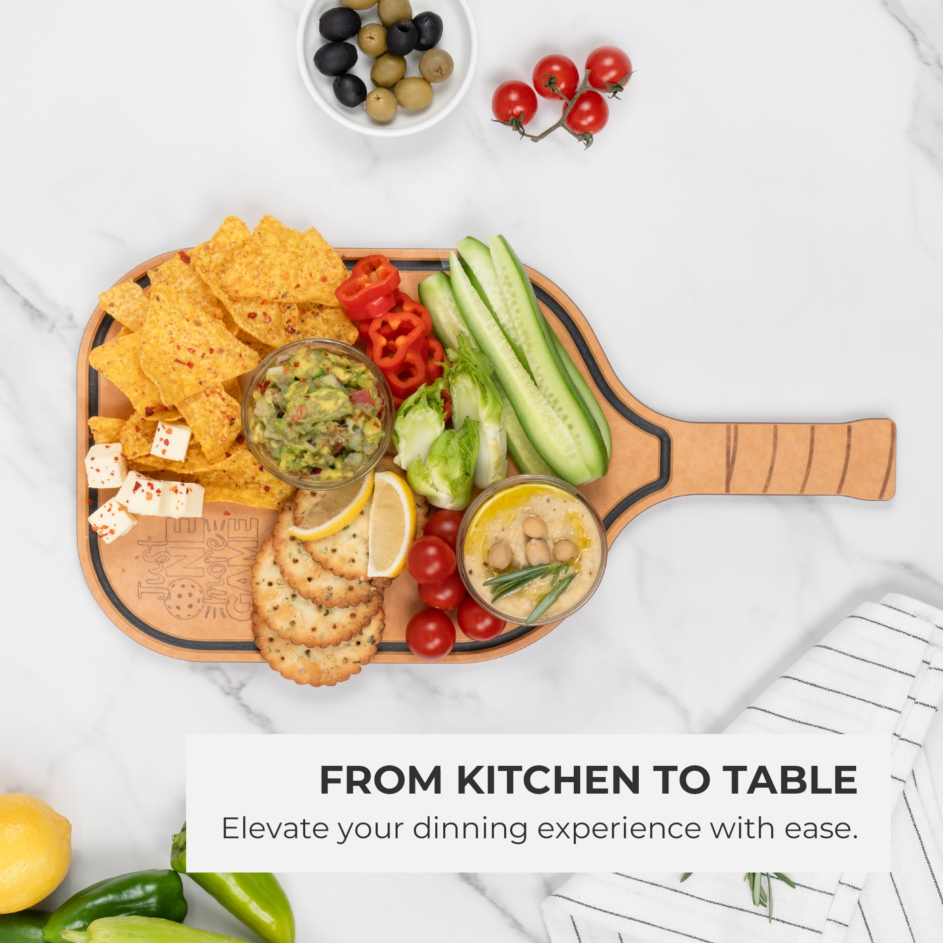 Pickleball Charcuterie Cutting Board -