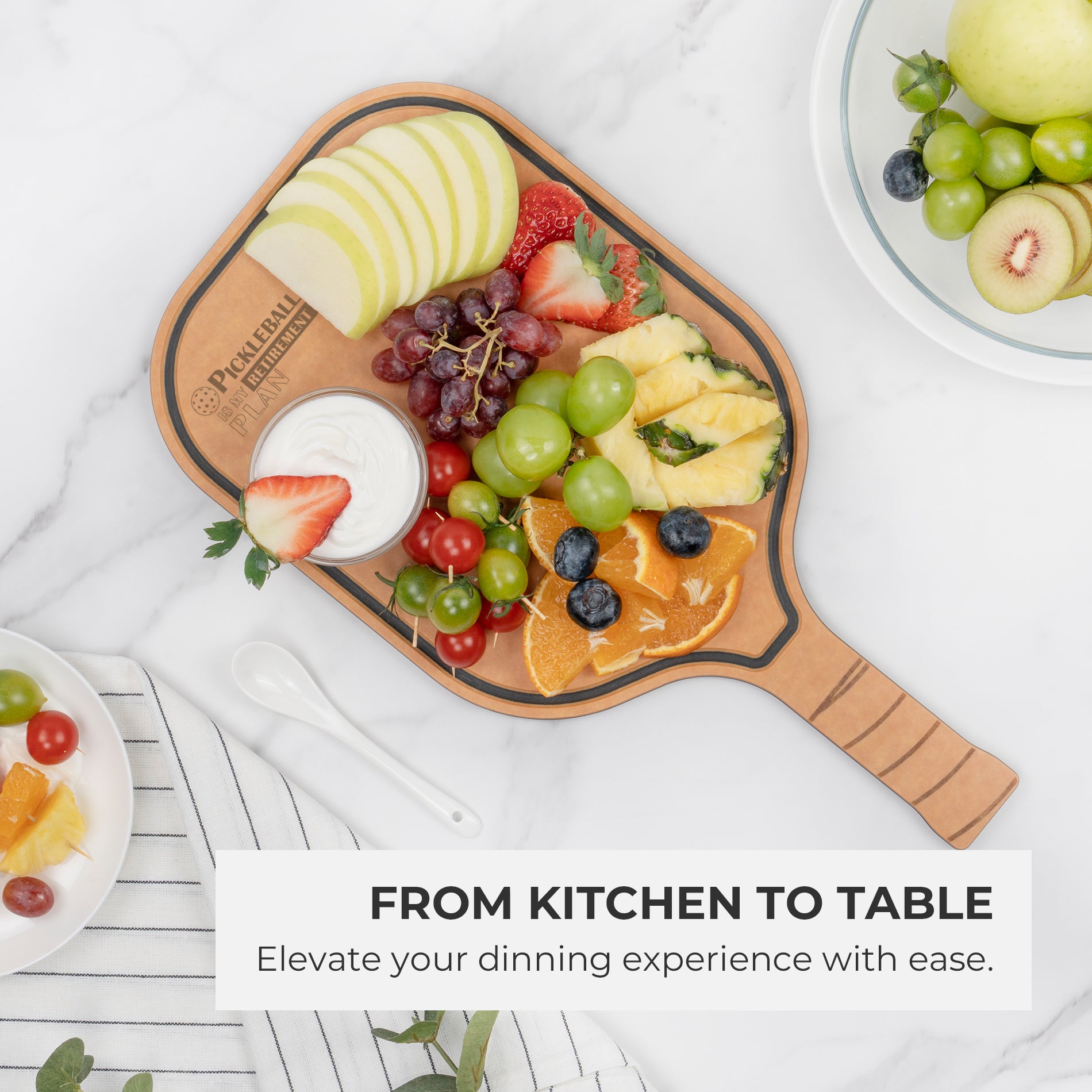 Pickleball Charcuterie Cutting Board -