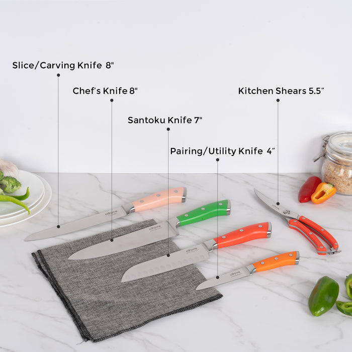 5 Piece Professional Kitchen Knife Set