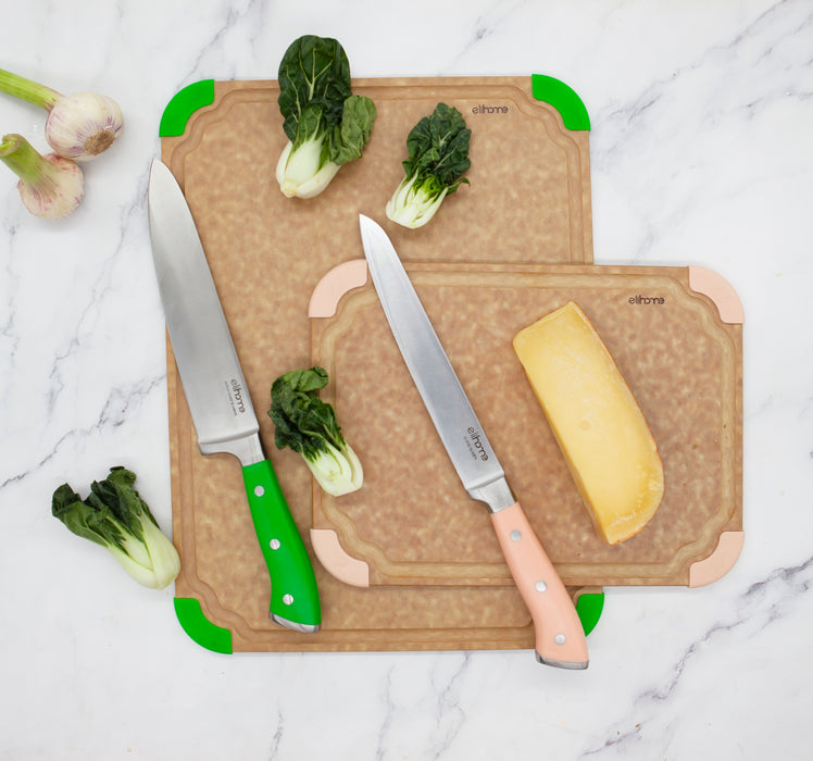 9 Piece CuttingWise Cutting Boards + Knife Set