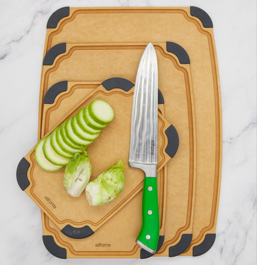 Non Slip Cutting Board | 4-in-1 Cutting Board Set | Elihome