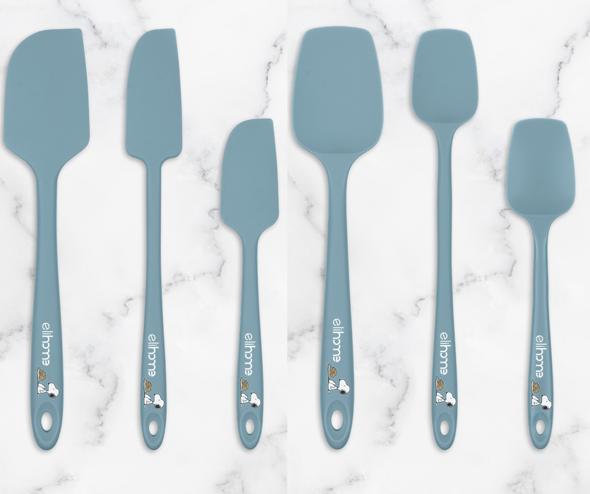 Elihome x Peanuts 6 Piece Silicone Spatula Set