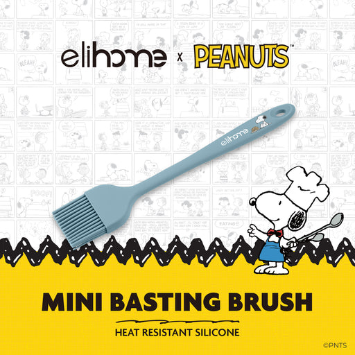 Mini basting brush with heat-resistant silicone on a white background featuring Snoopy from Peanuts.