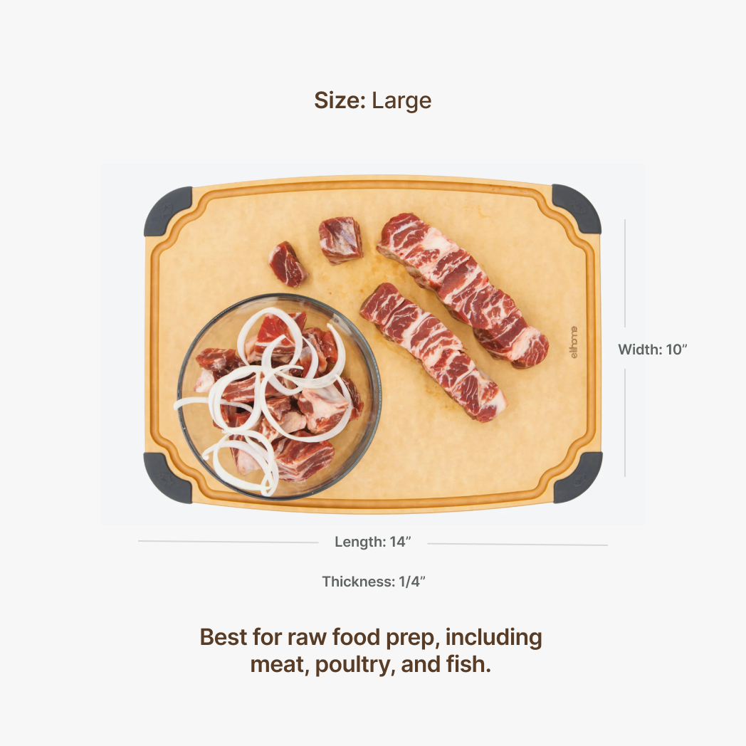 Elihome Essential Series Large Cutting Board dimensions - 14