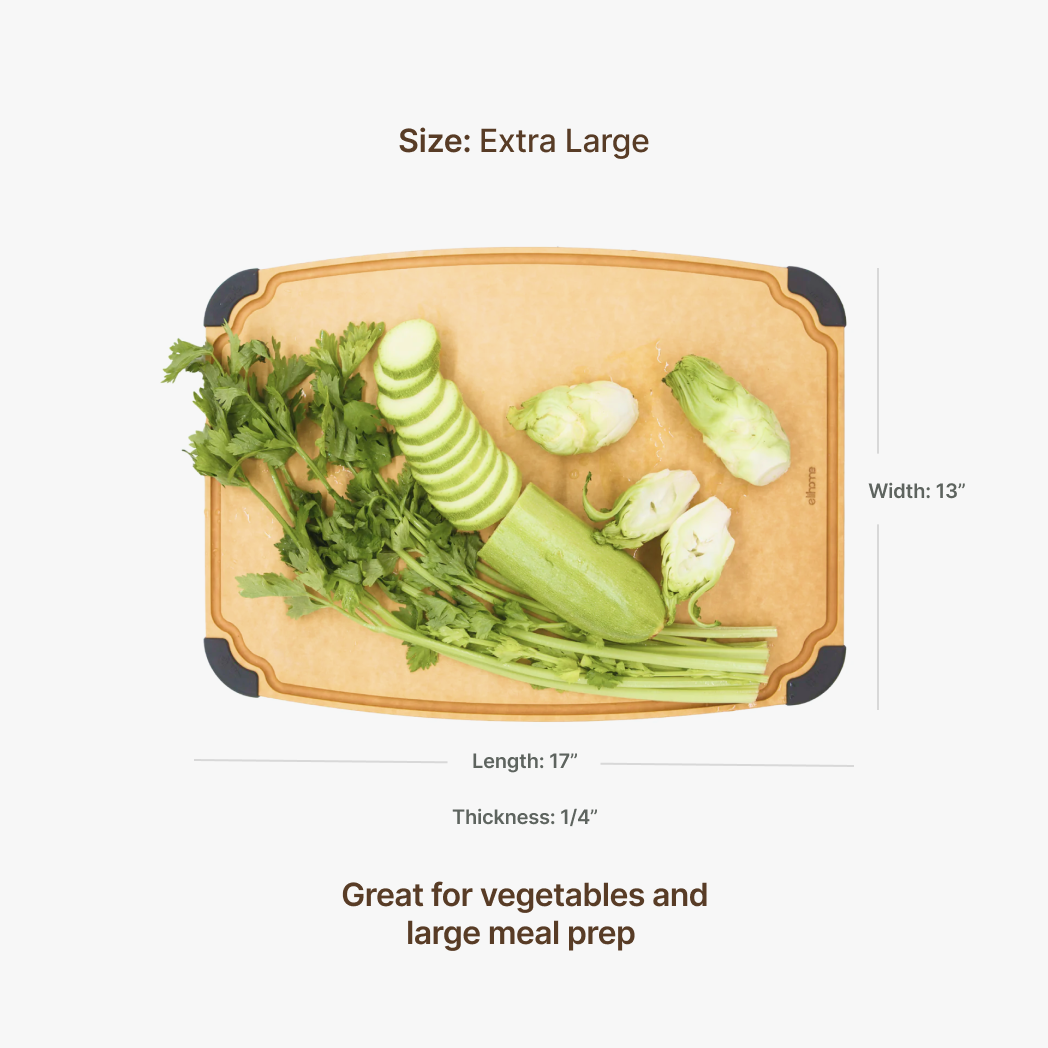 Elihome Essential Series X-Large Cutting Board dimensions - 17