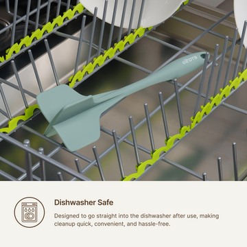 Elihome Classic Chopper in a dishwasher rack, designed to go straight into the dishwasher for quick and hassle free cleanup