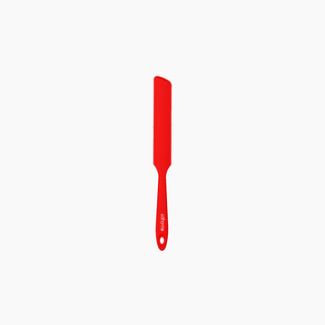 Elihome Premium Silicone Spreader in Red, 10 inches by 1.1 inches with seamless one piece design, reinforced steel core and ergonomic non-slip handle