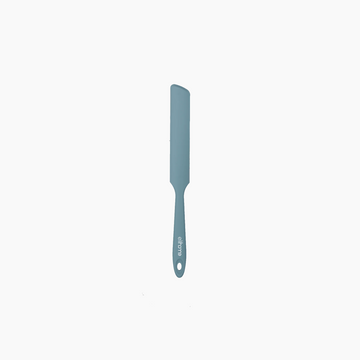Elihome Premium Silicone Spreader in Teal Grey, 10 inches by 1.1 inches with seamless one piece design, reinforced steel core and ergonomic non-slip handle