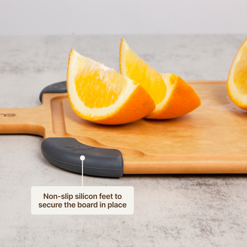 Non-slip silicone corners secure the Elihome Paddle Series board in place