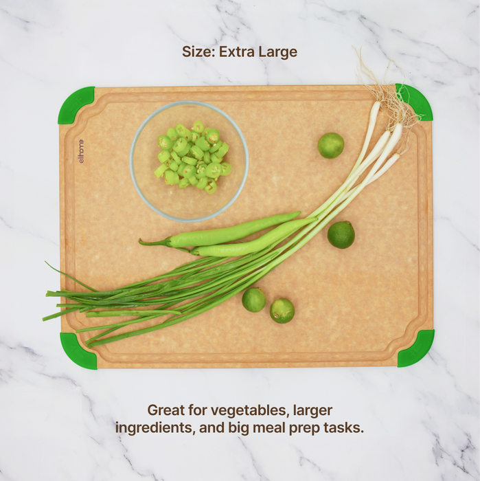 Extra Large board in the Elihome Premium Series 4 Piece Set - great for vegetables, larger ingredients, and big meal prep