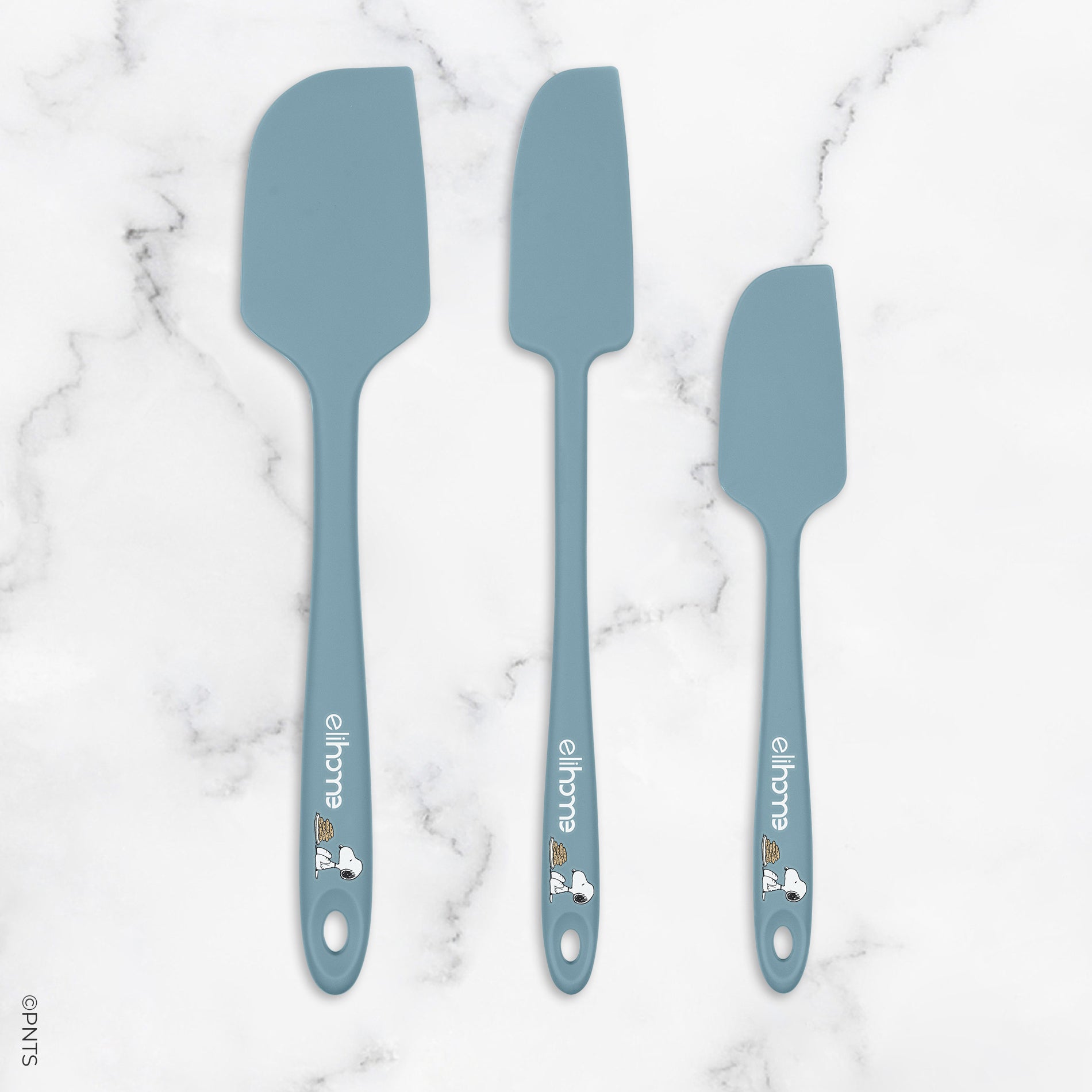 Elihome x Peanuts 3 Piece Silicone Spatula Set