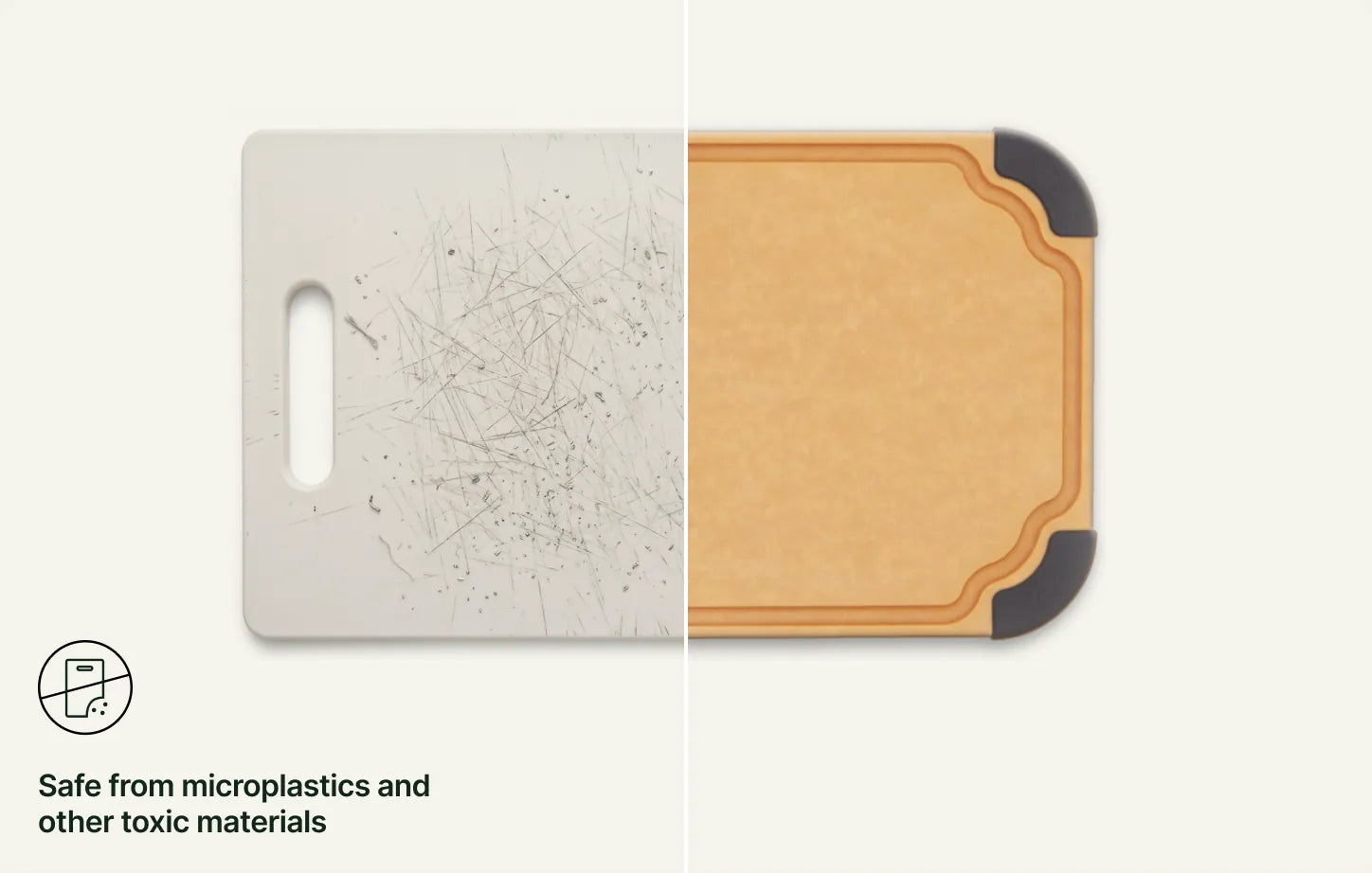 Safe from microplastics and other toxic materials